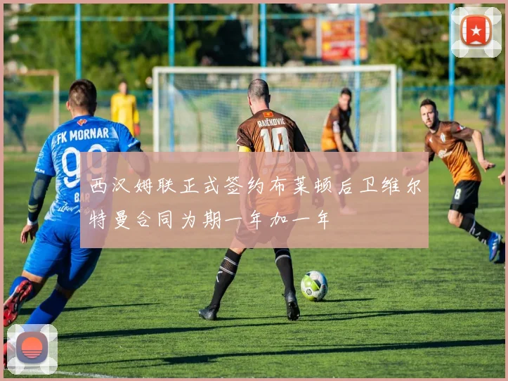 西汉姆联正式签约布莱顿后卫维尔特曼合同为期一年加一年