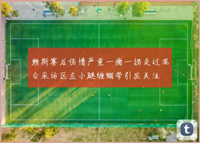 赖斯赛后伤情严重一瘸一拐走过混合采访区左小腿缠绷带引发关注